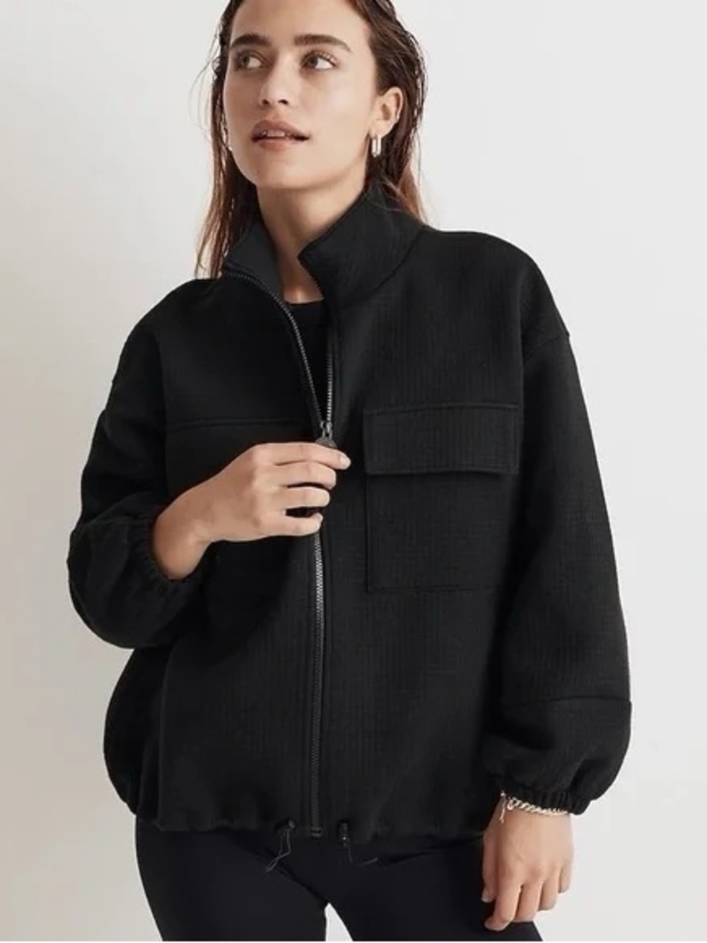 MWL Quilted Jacquard Zip Jacket